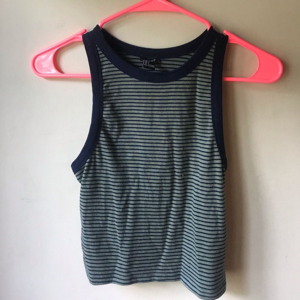 Striped Crop Top
